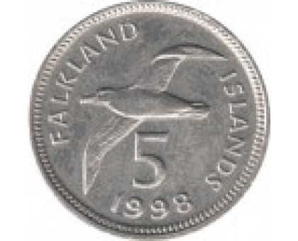 Фолклендские острова 5 пенсов 1998-1999