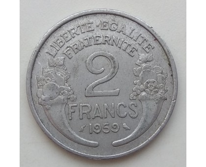 Франция 2 франка 1959