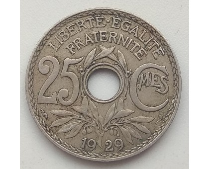 Франция 25 сантимов 1929