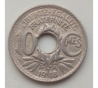 Франция 10 сантимов 1918