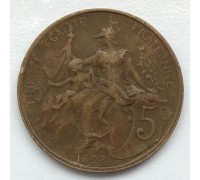 Франция 5 сантимов 1898