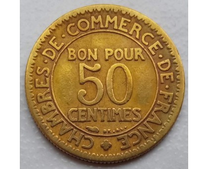 Франция 50 сантимов 1922