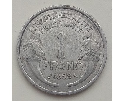 Франция 1 франк 1959