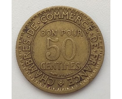 Франция 50 сантимов 1924