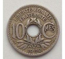 Франция 10 сантимов 1920