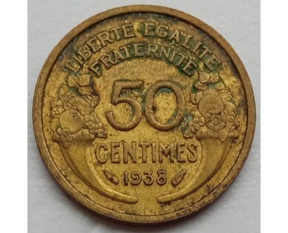 Франция 50 сантимов 1938