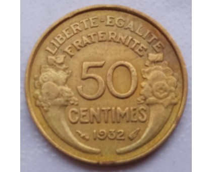 Франция 50 сантимов 1932