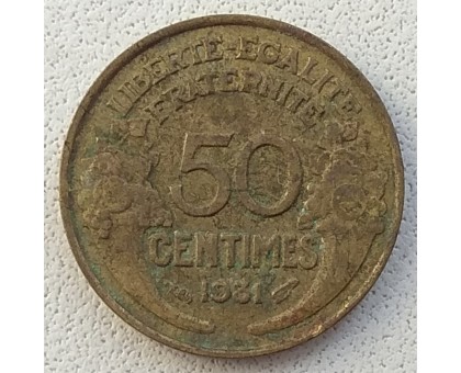 Франция 50 сантимов 1931