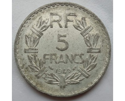 Франция 5 франков 1949