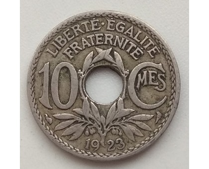Франция 10 сантимов 1923