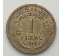 Франция 1 франк 1940