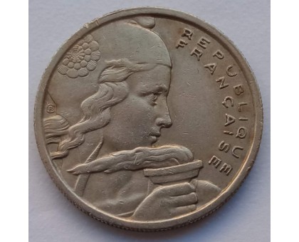 Франция 100 франков 1955