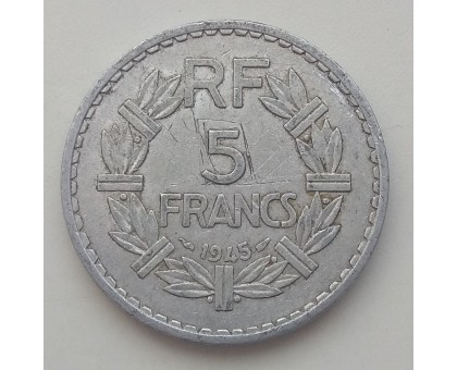 Франция 5 франков 1945