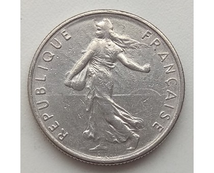 Франция 1/2 франка 1965-2001