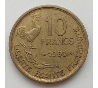 Франция 10 франков 1958