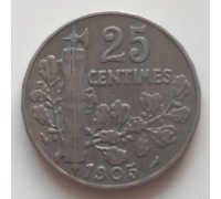 Франция 25 сантимов 1905