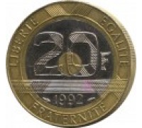 Франция 20 франков 1992-2001