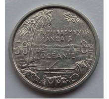 Французская Океания 50 сантимов 1949