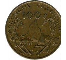 Французская Полинезия 100 франков 1976-2005