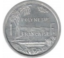 Полинезия Французская 1 франк 1965