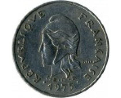 Французская Полинезия 10 франков 1972-2005