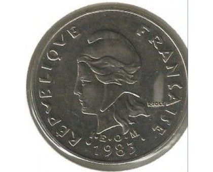 Французская Полинезия 20 франков 1983