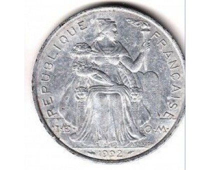 Французская Полинезия 5 франков 1952
