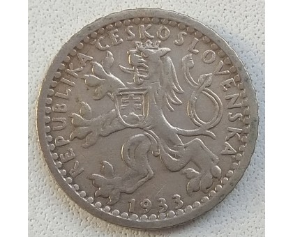 Чехословакия 25 геллеров 1933