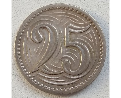 Чехословакия 25 геллеров 1933