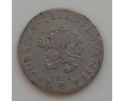 Чехословакия 20 геллеров 1924 (1188)