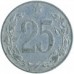 Чехословакия 25 геллеров 1953-1954
