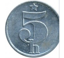 Чехословакия 5 геллеров 1977-1990