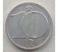 Чехословакия 10 геллеров 1974-1990