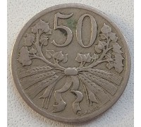 Чехословакия 50 геллер 1922