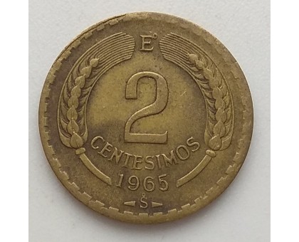 Чили 2 сентесимо 1960-1970