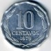 Чили 10 сентаво 1976-1979