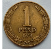 Чили 1 песо 1978-1979