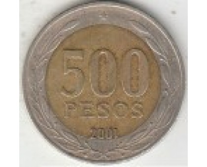 Чили 500 песо 2000-2016