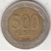 Чили 500 песо 2000-2016