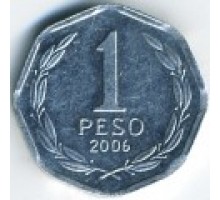 Чили 1 песо 1992-2015