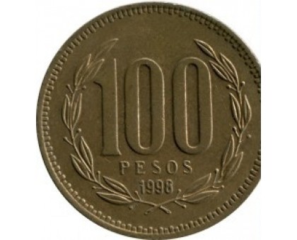 Чили 100 песо 1989-2000