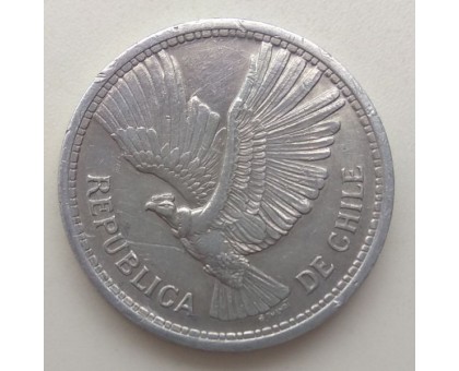 Чили 10 песо 1954-1958