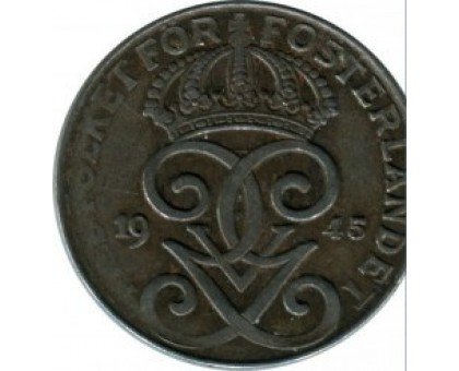 Швеция 2 эре 1945