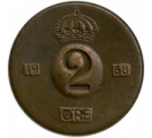 Швеция 2 эре 1952-1971
