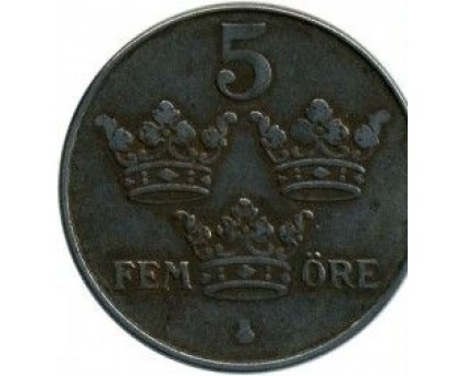 Швеция 5 эре 1949
