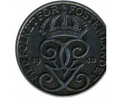 Швеция 5 эре 1948