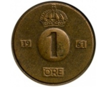 Швеция 1 эре 1952-1971