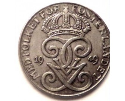 Швеция 2 эре 1949