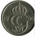 Швеция 25 эре 1976-1991