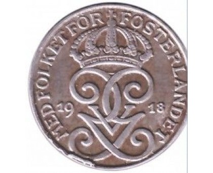 Швеция 1 эре 1918